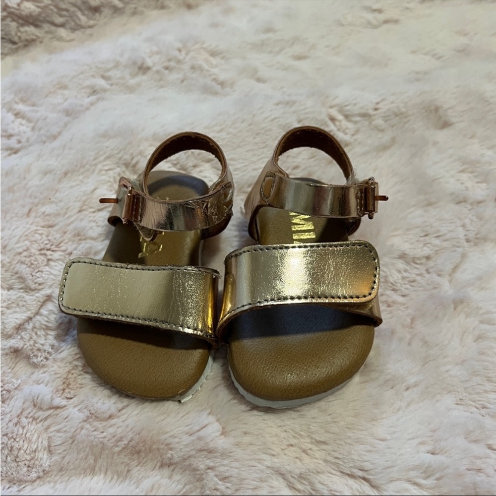 Gold Mia Mini Sandal Girl Size 2